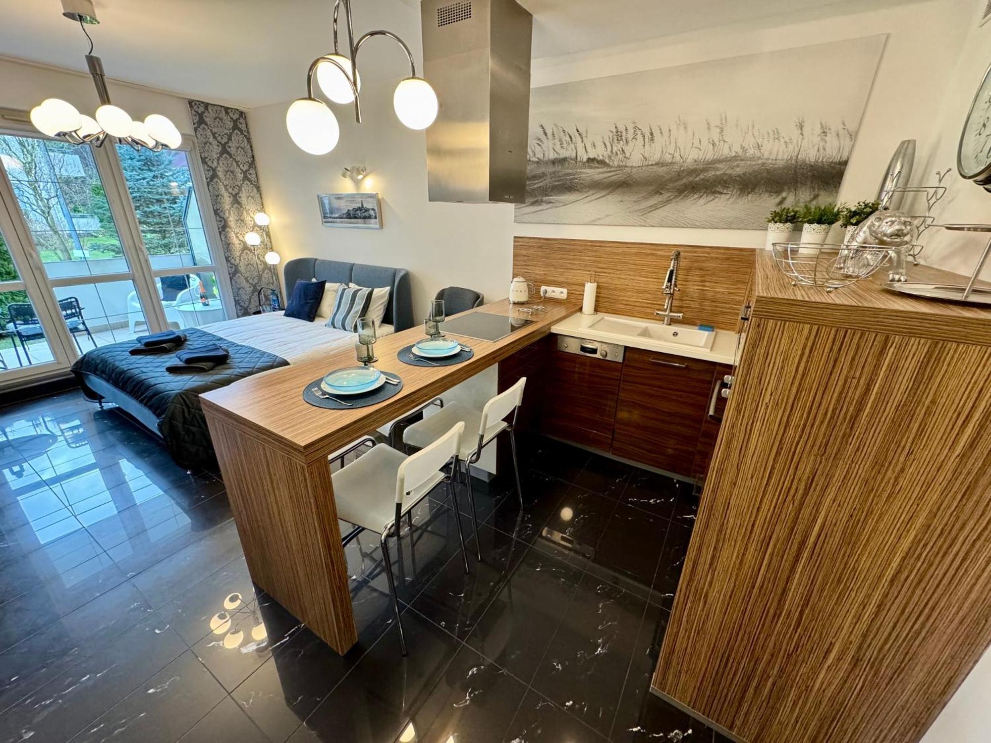 Baltic Apartament Studio Z Ogrodkiem Grzybowo Kolobrzeg Esterno foto