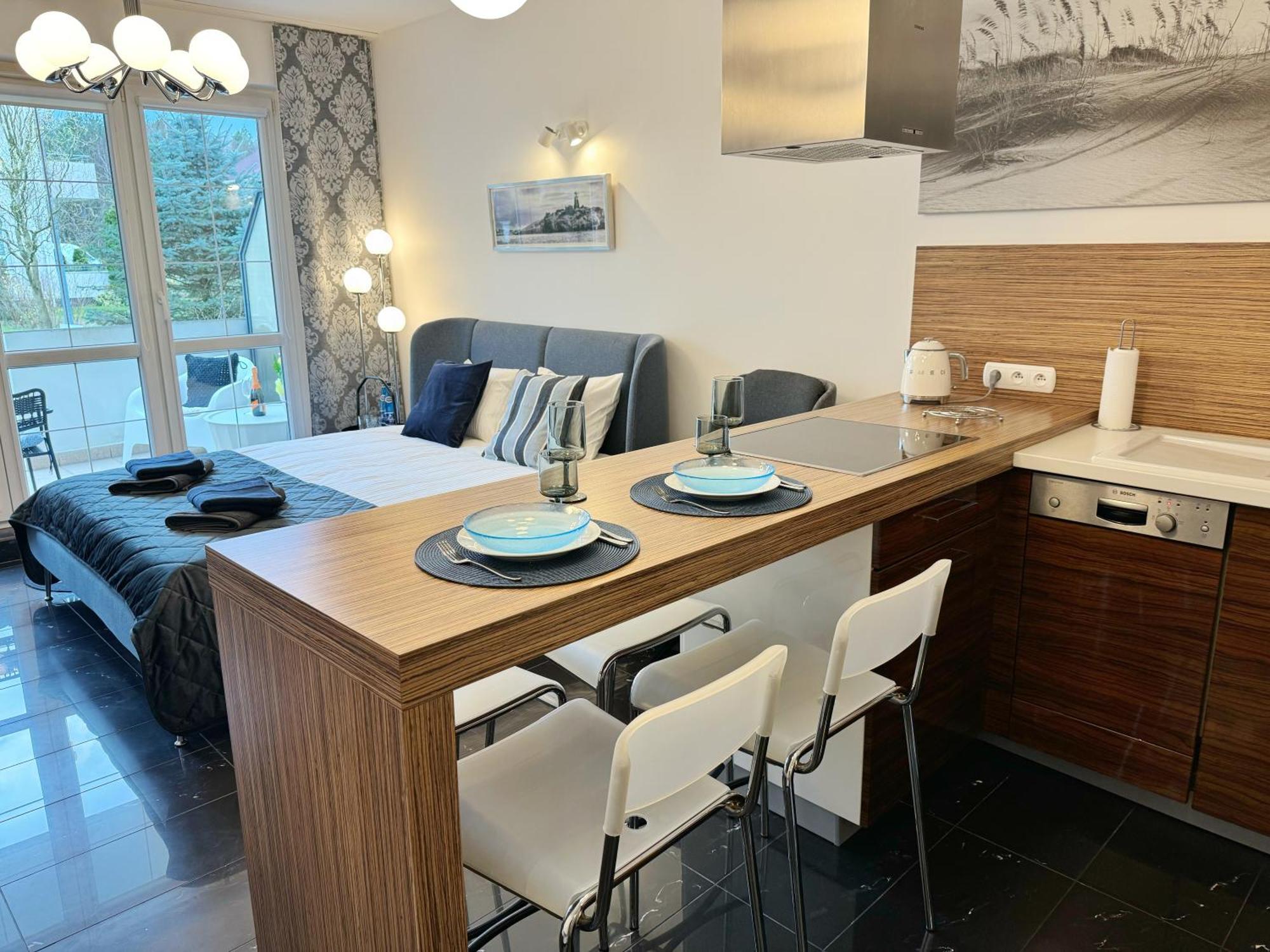 Baltic Apartament Studio Z Ogrodkiem Grzybowo Kolobrzeg Esterno foto